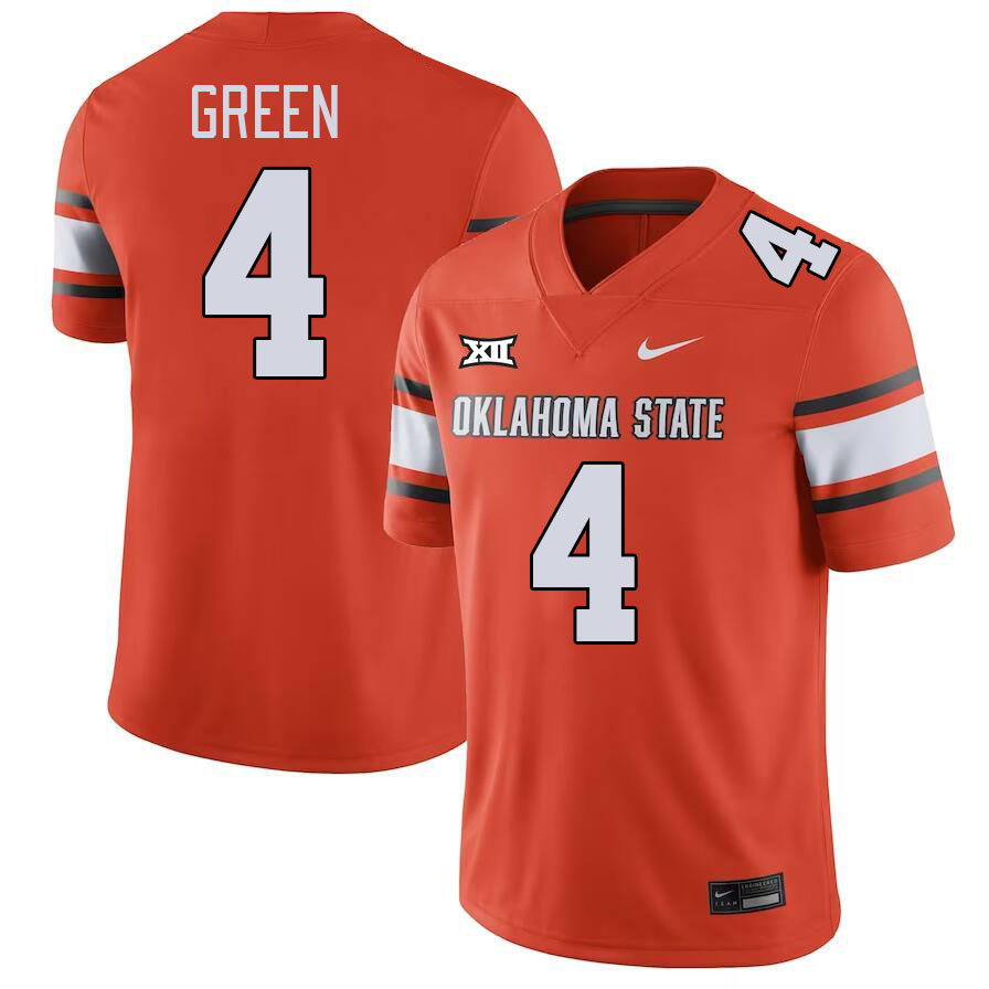 Men #4 AJ Green Oklahoma State Cowboys College Football Jerseys Stitched-Orange